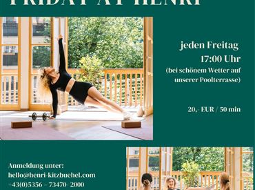 Pilates Friday at Henri
